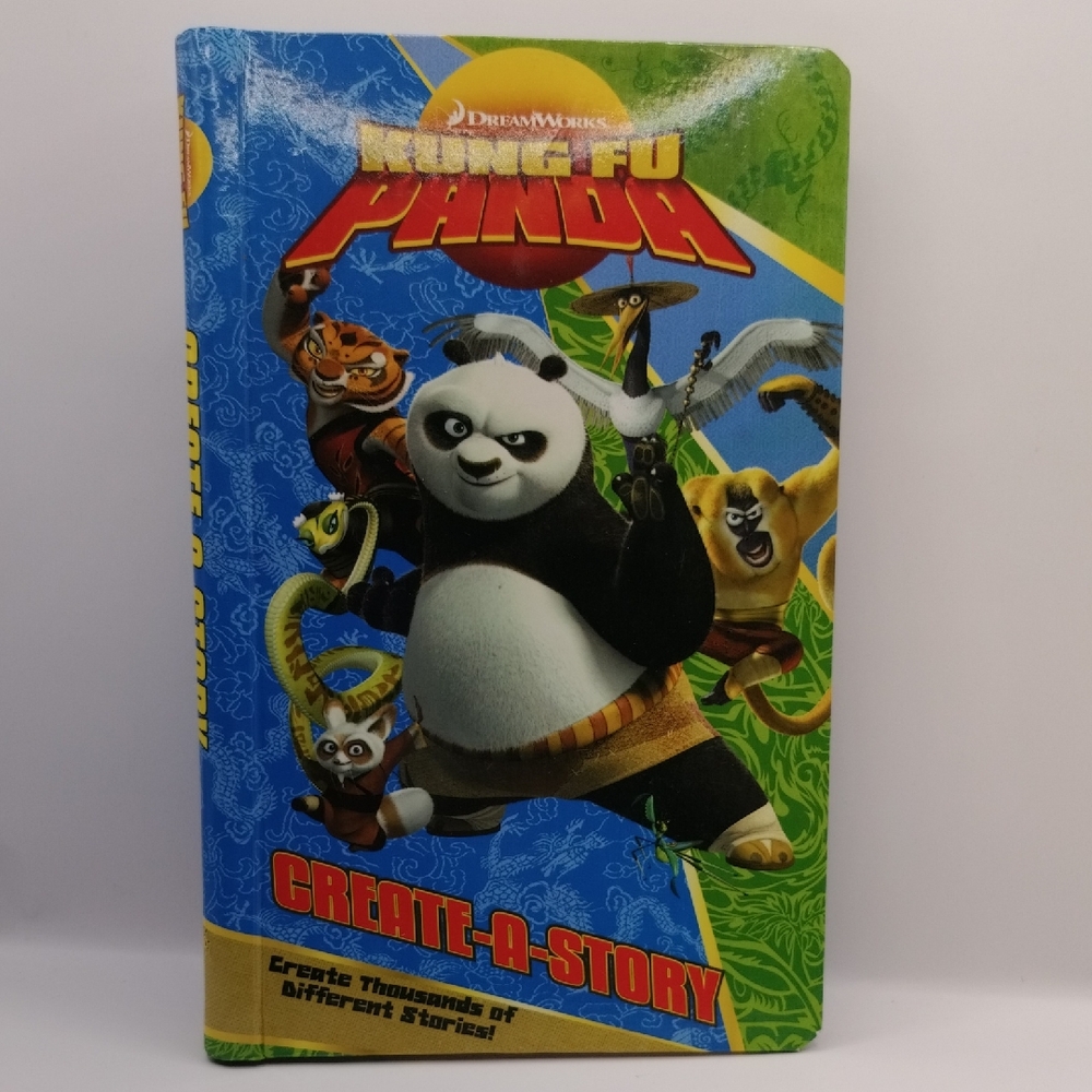 Dreamworks Kung Fu Panda Create-A-Story Book Hardcover Spiral Bound